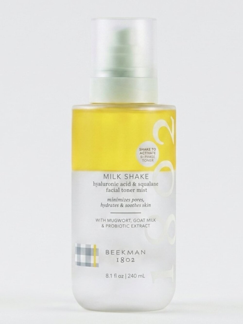 *NEW Beekman 1802 Milk Shake Hyaluronic Acid Squalene Facial Toner Mist 240 ml